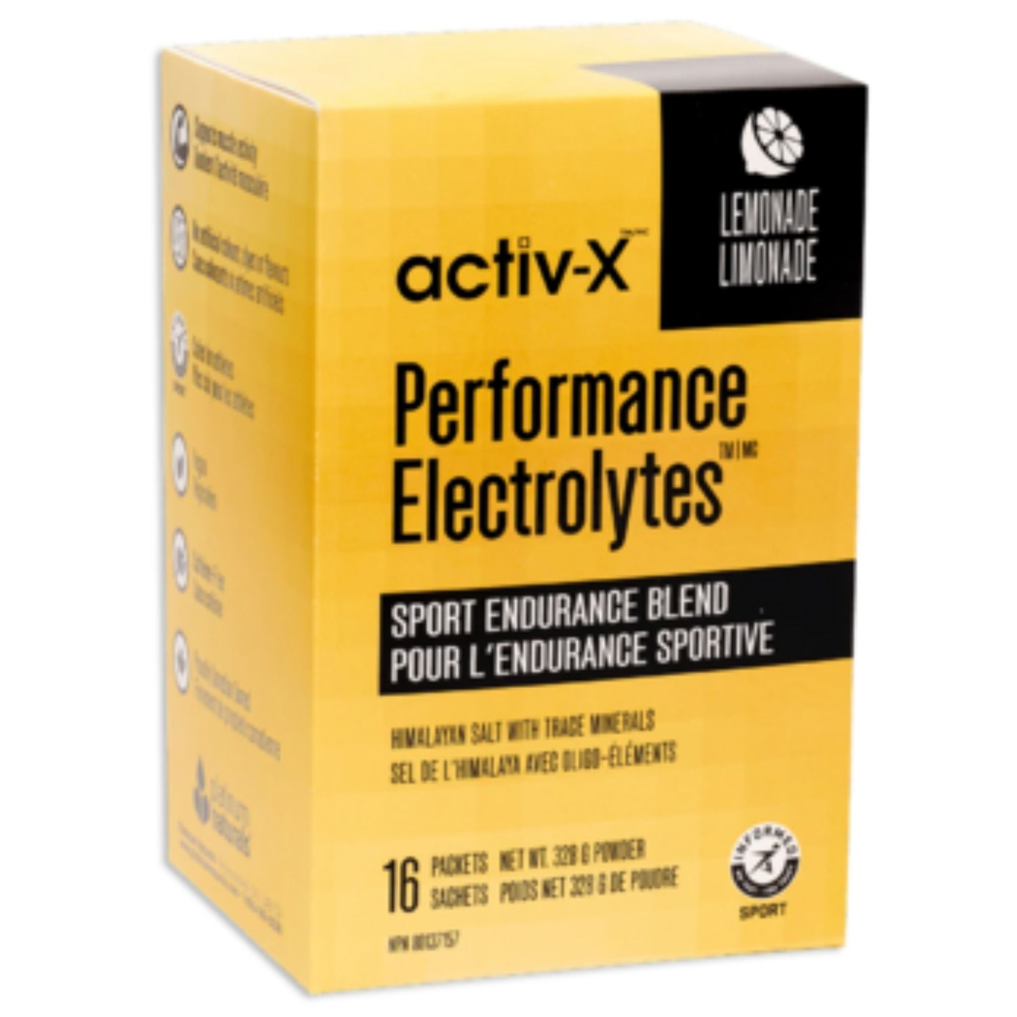 Platinum Activ - X Performance Electro Lemonade 16 Sachets - Nature's Source Inc
