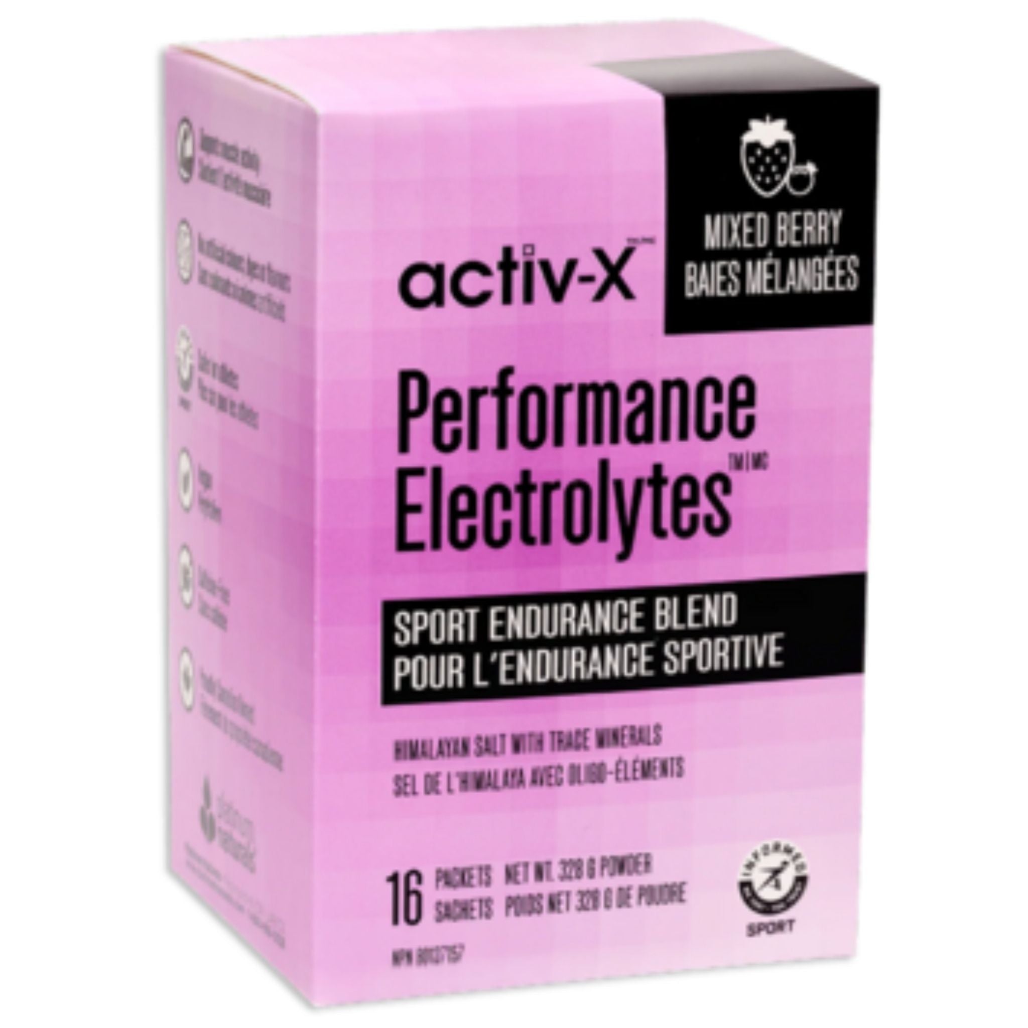 Platinum Activ - X Performance Electro Berry 16 Sachets - Nature's Source Inc