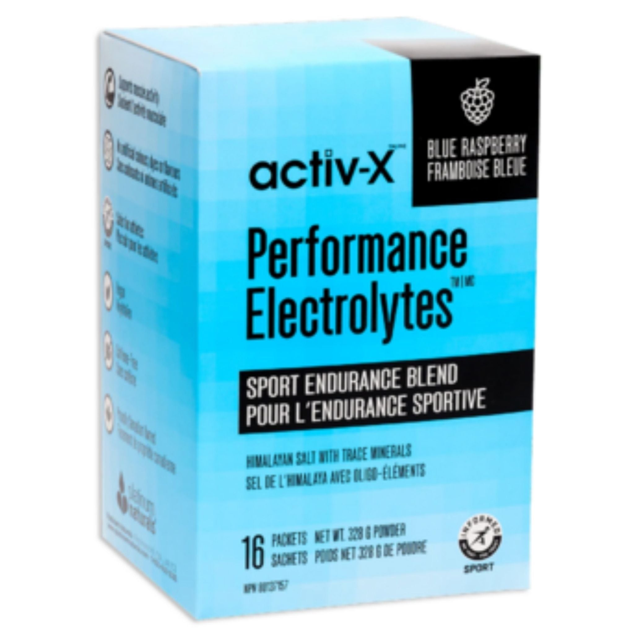 Platinum Activ - X Performance Electr Blue Rasp 16 Sachets - Nature's Source Inc