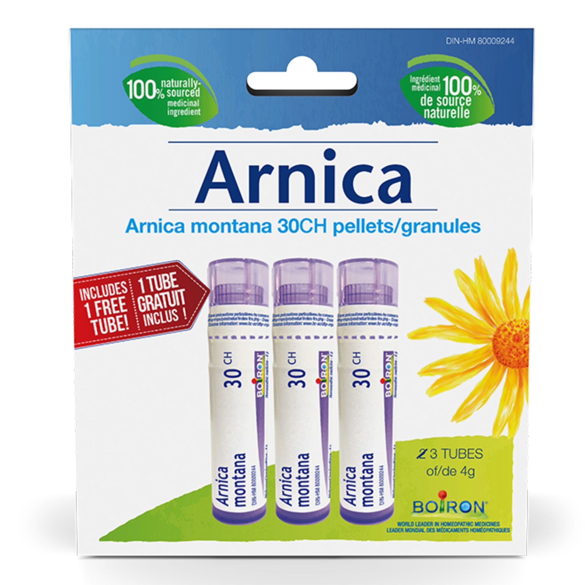 Boiron Arnica Montana 30CH Blister 3 Pack - Nature's Source Inc