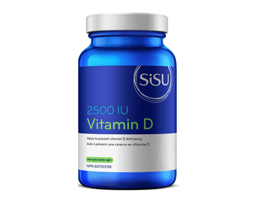 Sisu Vitamin D3 2500 IU 180t - Nature's Source Inc