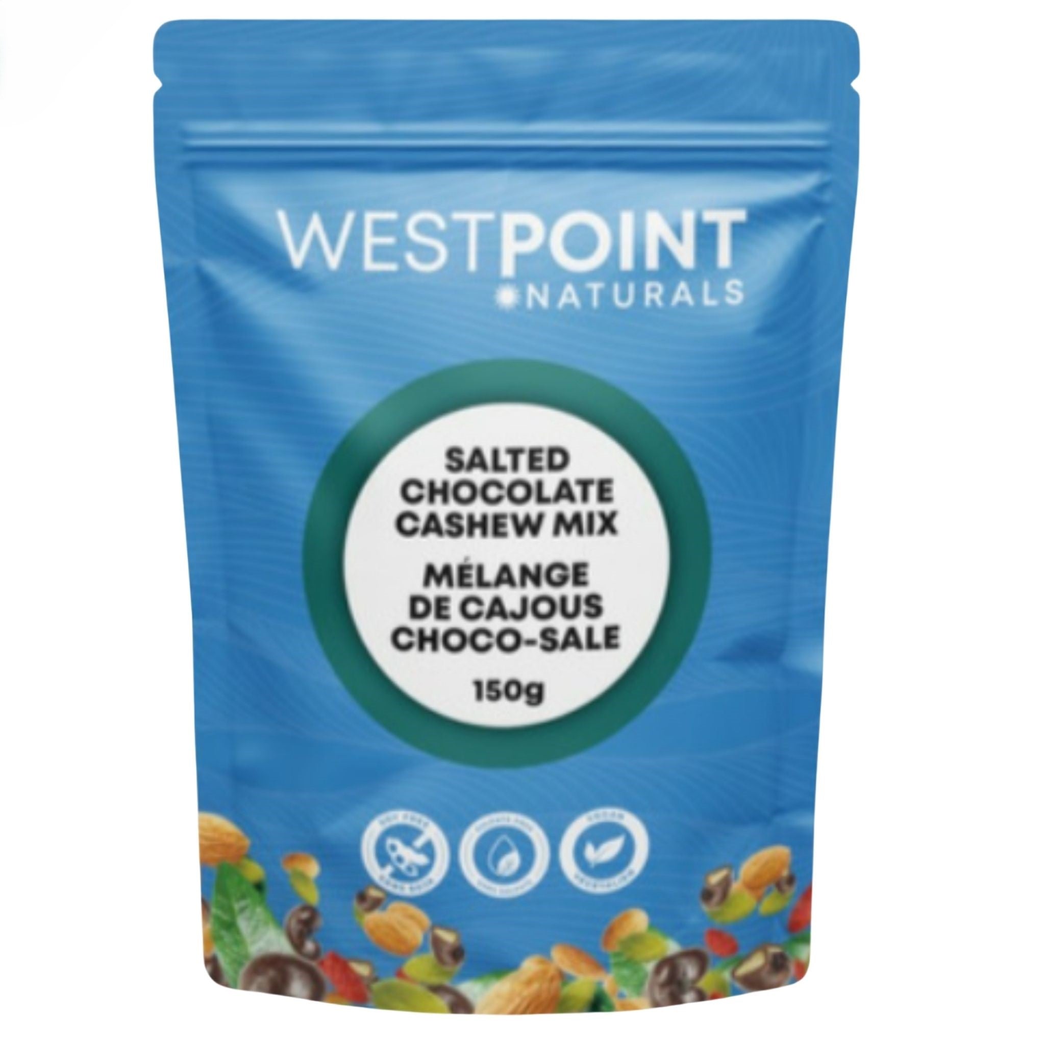Westpoint Naturals Salted Chocolate Cashew Mix 150g - Nature's Source Inc