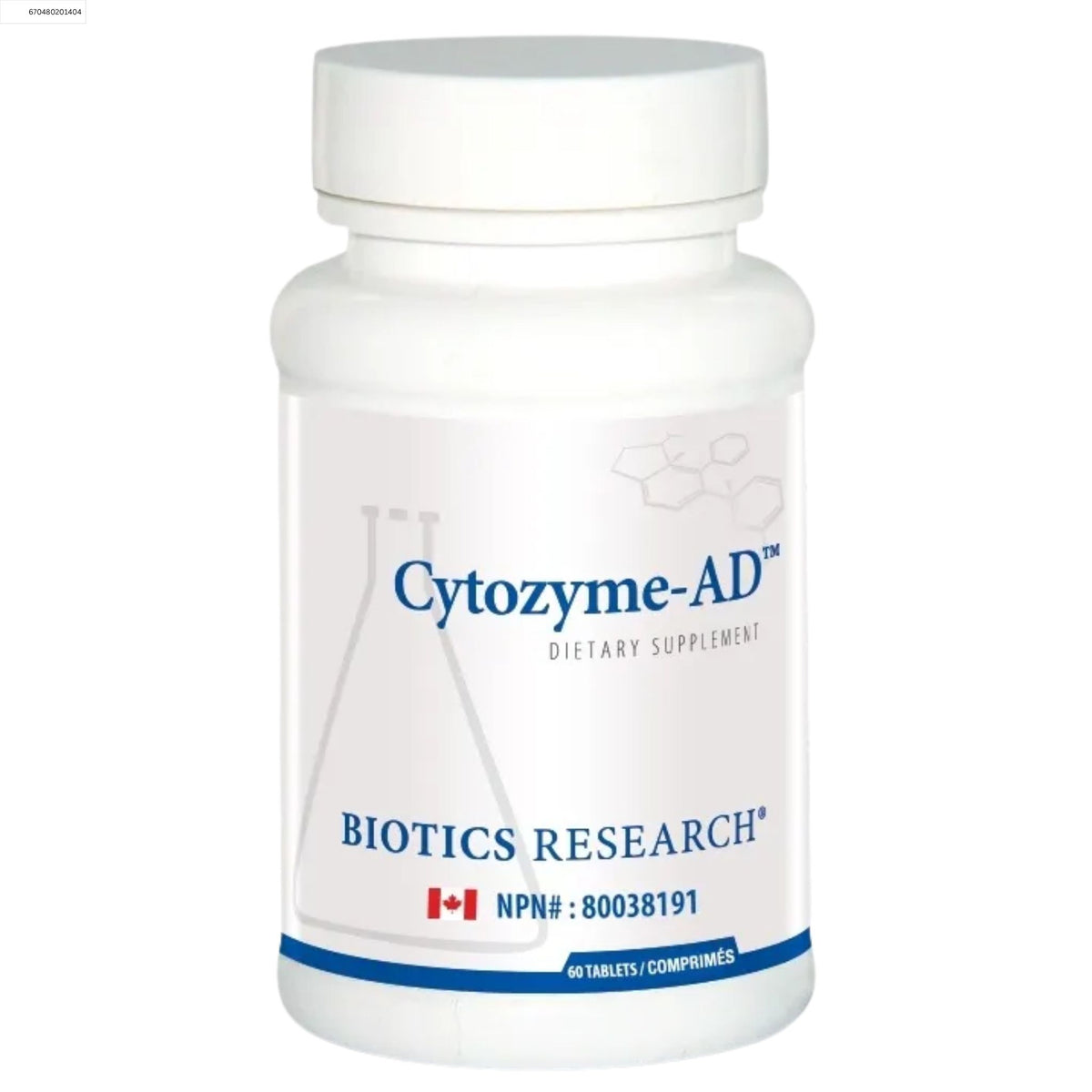 Biotics Research Cytozyme - AD 60 Tablets - Nature's Source Inc
