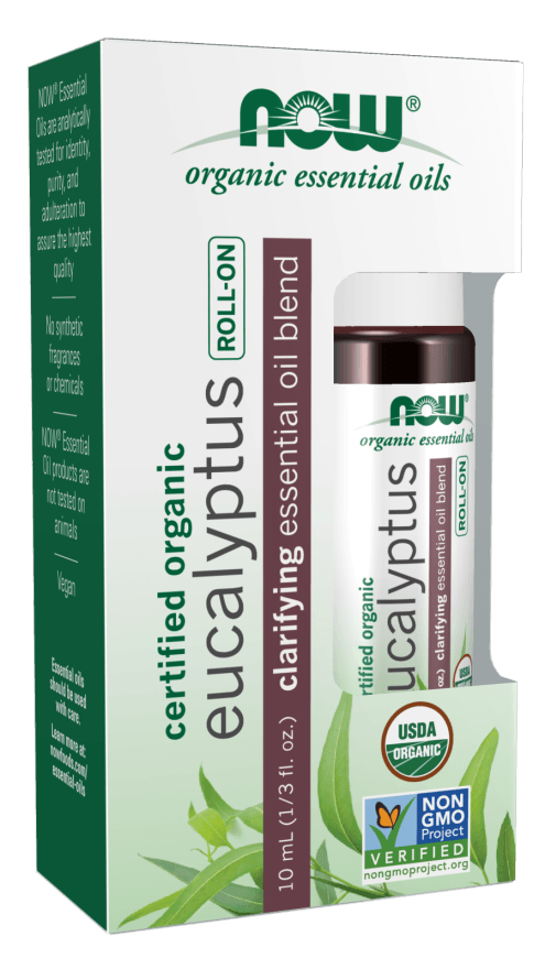 NOW Organic Eucalyptus Roll - On 10mL - Nature's Source Inc