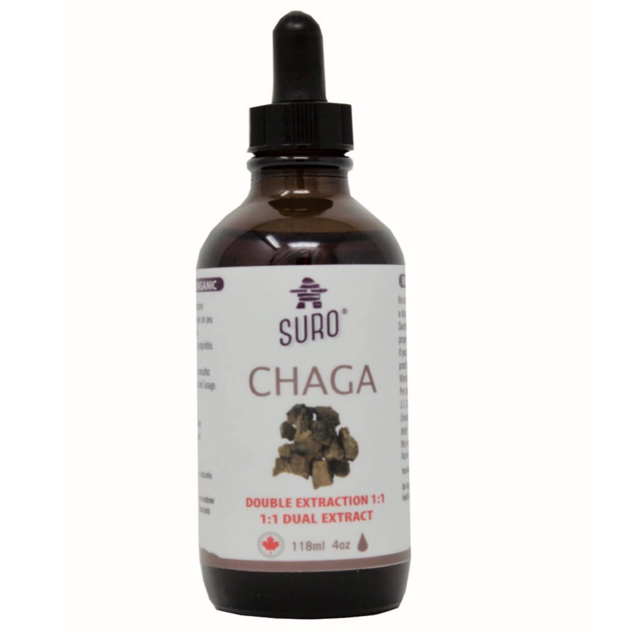 Suro Organic Canadian Chaga Extract 118ml