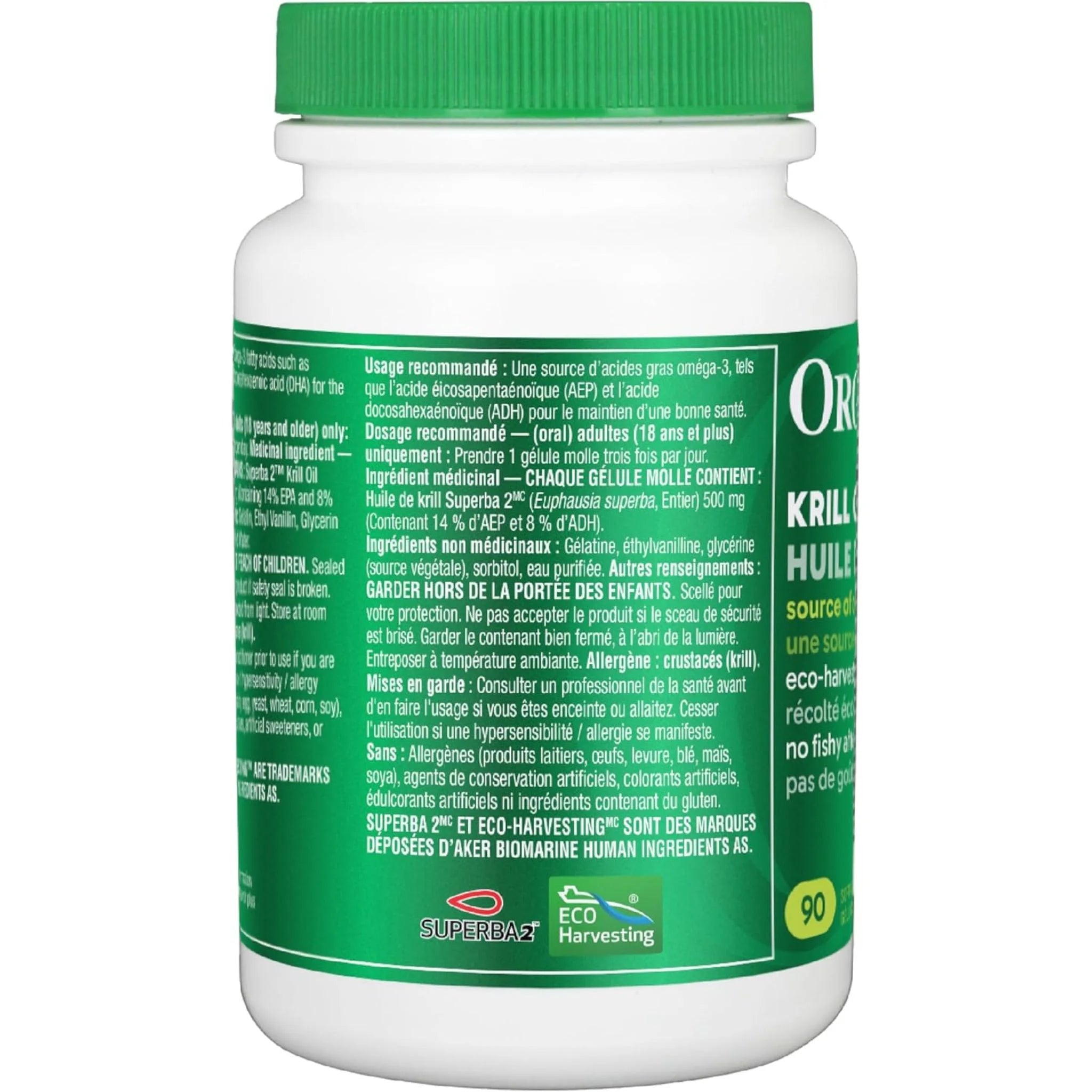 Organika Krill Oil Omega - 3 Softgels - Nature's Source Inc