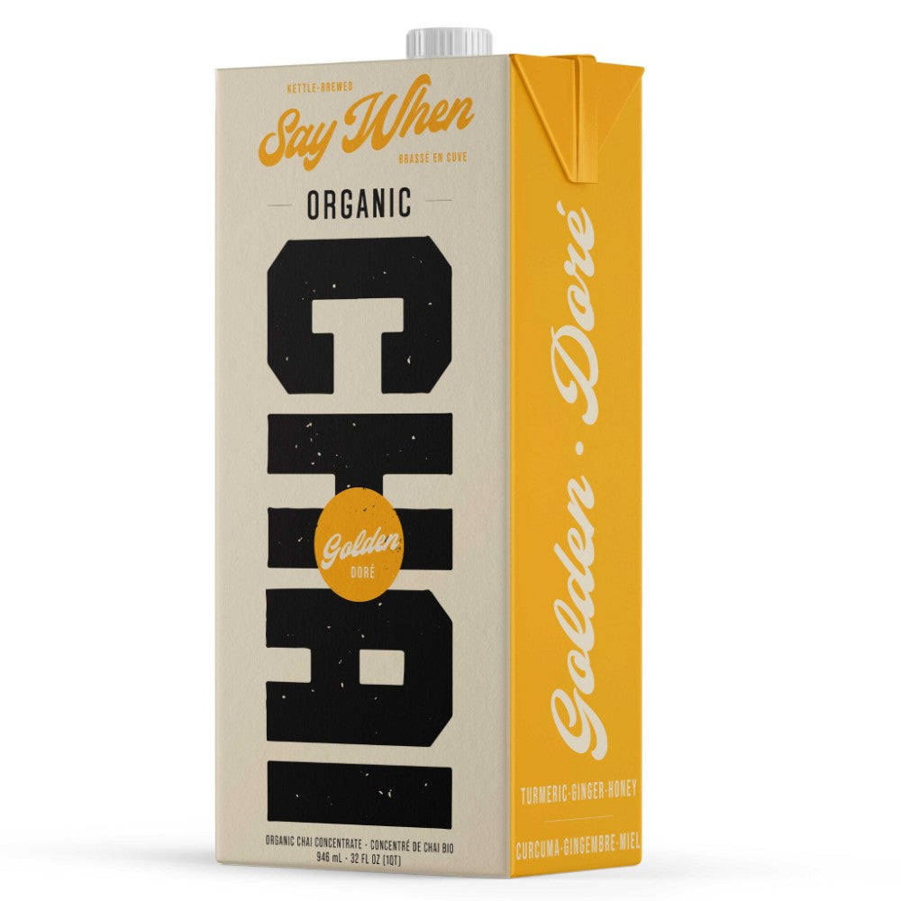 Say When Organic Golden Chai 946ml