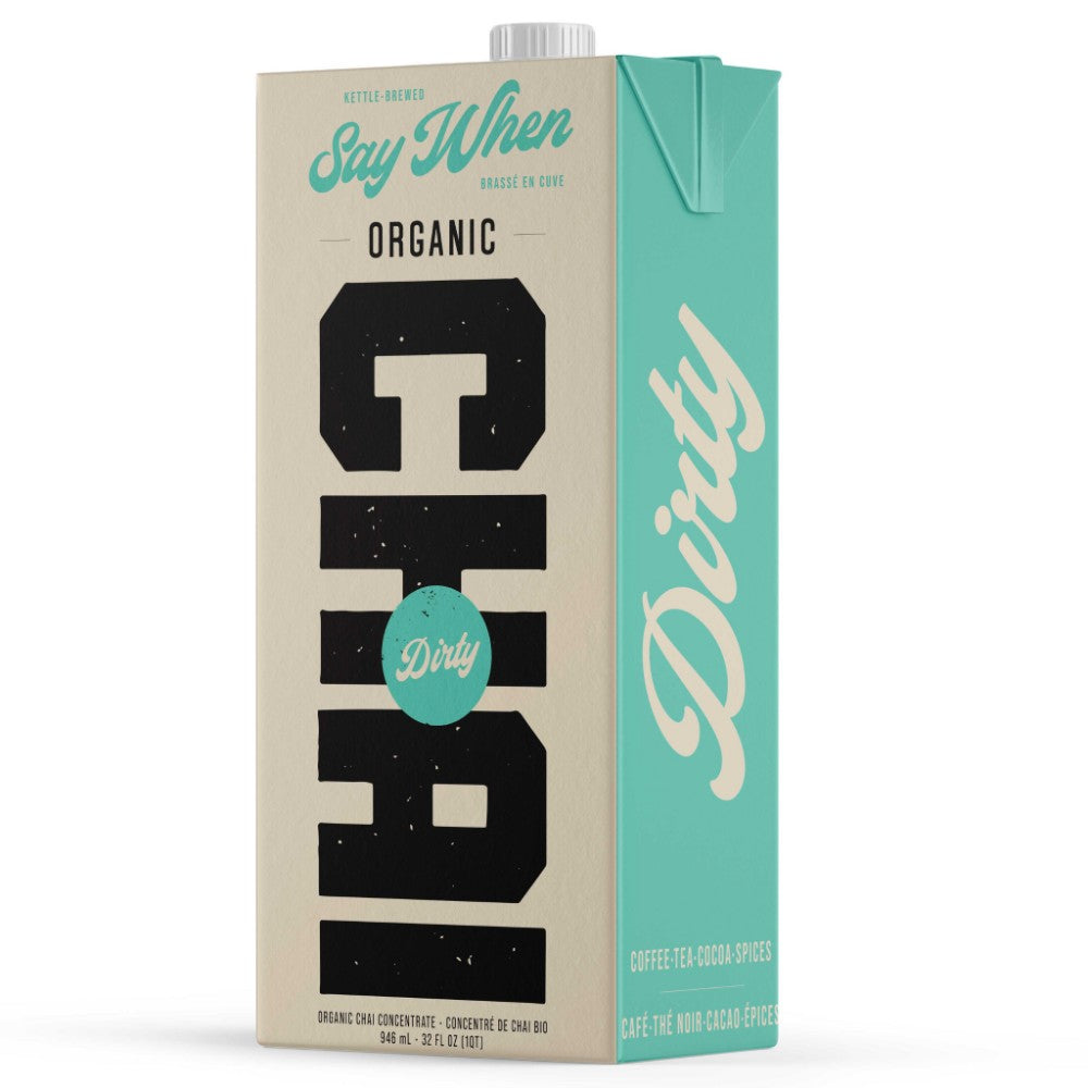 Say When Organic Dirty Chai 946ml