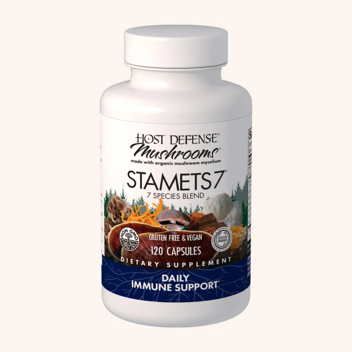 Host Defense Stamets 7, 120 Capsules