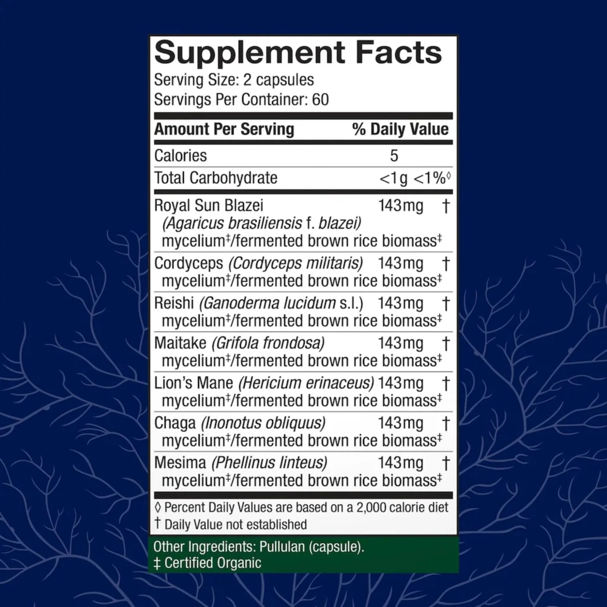Host Defense Stamets 7, 120 Capsules