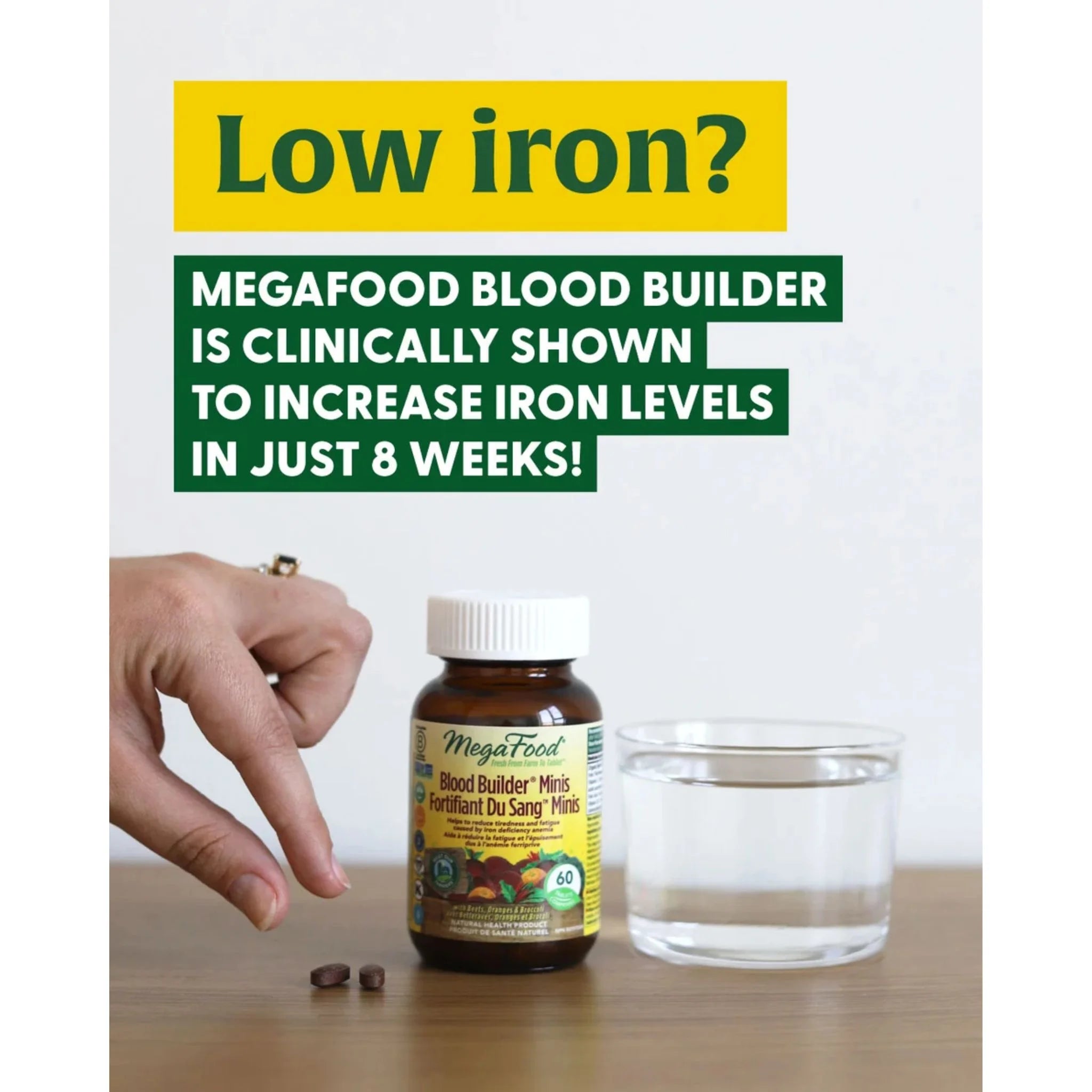 MegaFood Blood Builder Minis 60 Tablets