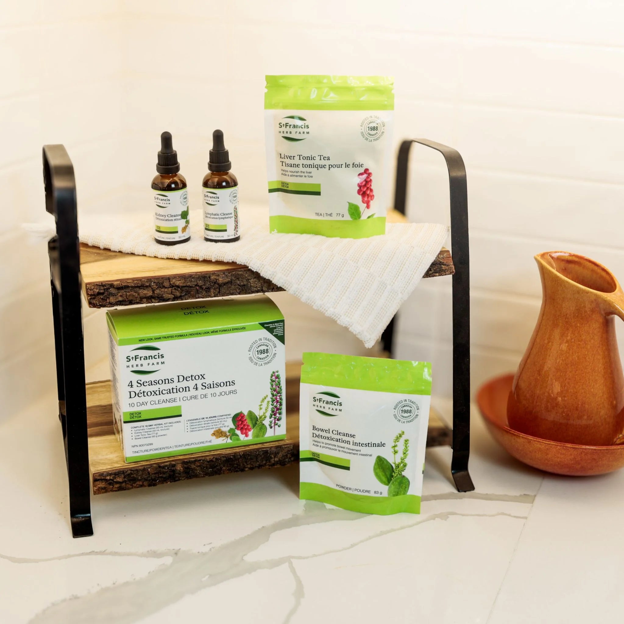 St. Francis Herb Farm 4 Seasons Detox Kit - Nature's Source Inc