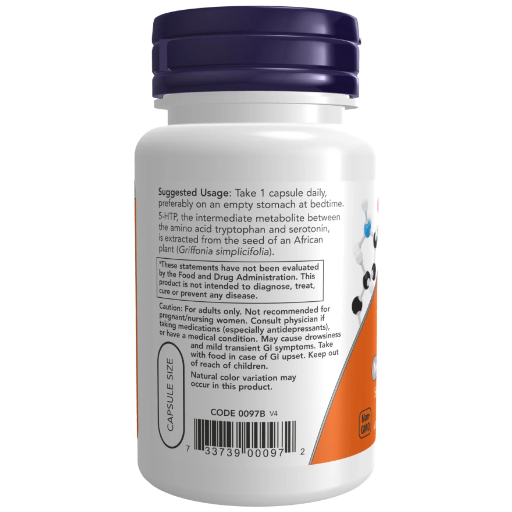 NOW 5-HTP 50mg 90 Capsules