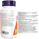 NOW E-400 IU 100% Natural d-Alpha Tocopheryl 100 Softgels