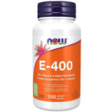 NOW E-400 IU 100% Natural d-Alpha Tocopheryl 100 Softgels