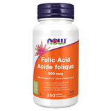 NOW Folic Acid 800mcg 250 Tablets