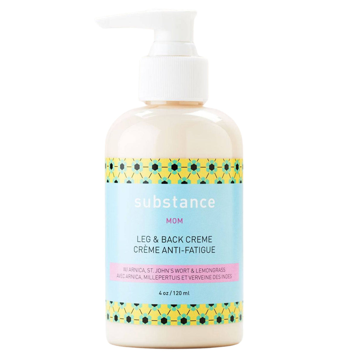 Substance Mom Leg & Back Creme 120ml - Nature's Source Inc