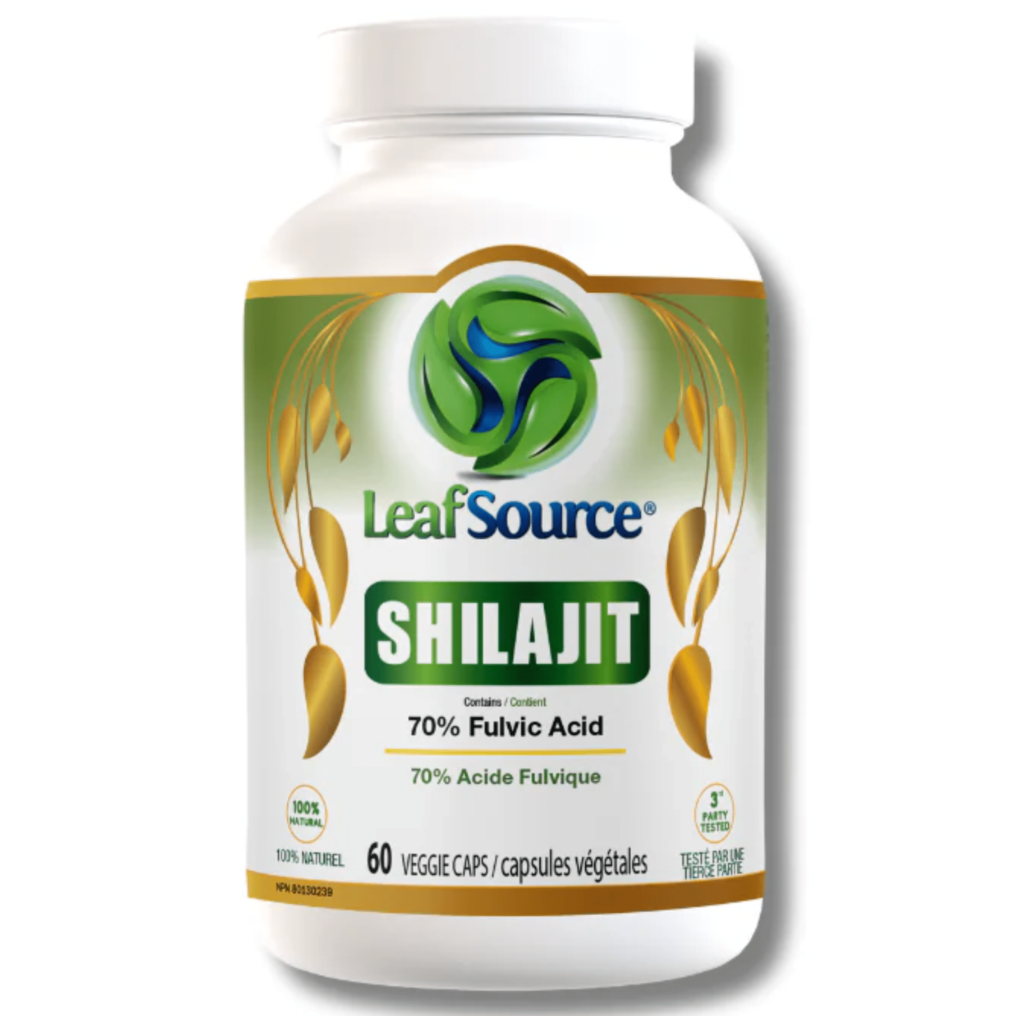 Leafsource Shilajit With Humic - Fulvic Acid 60 Vegetable Capsules - Nature's Source Inc