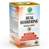 LeafSource Real Berberine Metabolic Support 90 Vegetable Capsules - Nature's Source Inc
