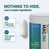 ITL Health MAG3N8 Magnesium Threonate 120 Vegan Capsules