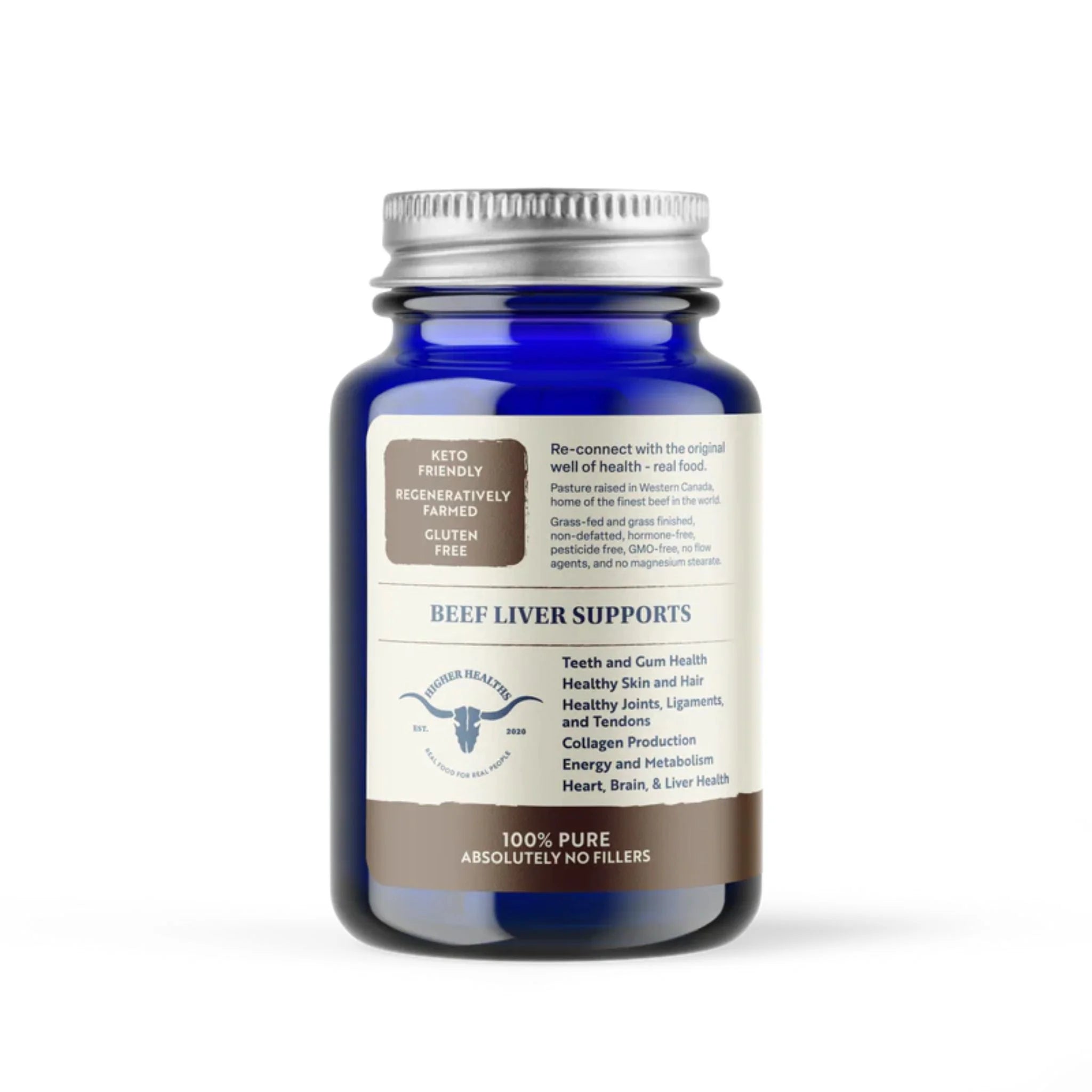 Higher Healths Beef Liver 180 Capsules - Nature's Source Inc