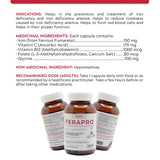 Replete Ferapro 150 High - Dose Iron 100 Vegetable Capsules - Nature's Source Inc