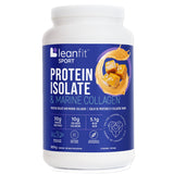 LeanFit Protein Isolate & Marine Collagen Salted Carmel 824g - Nature's Source Inc
