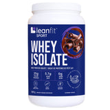 LeanFit Whey Isolate Chocolate 916g - Nature's Source Inc