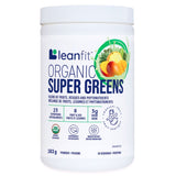 LeanFit Organic Super Greens Tropical Mango 178g - Nature's Source Inc