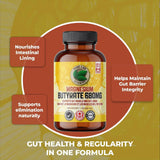 Pure Lab Vitamins Magnesium Butyrate 680mg 120 Vegetable Capsules