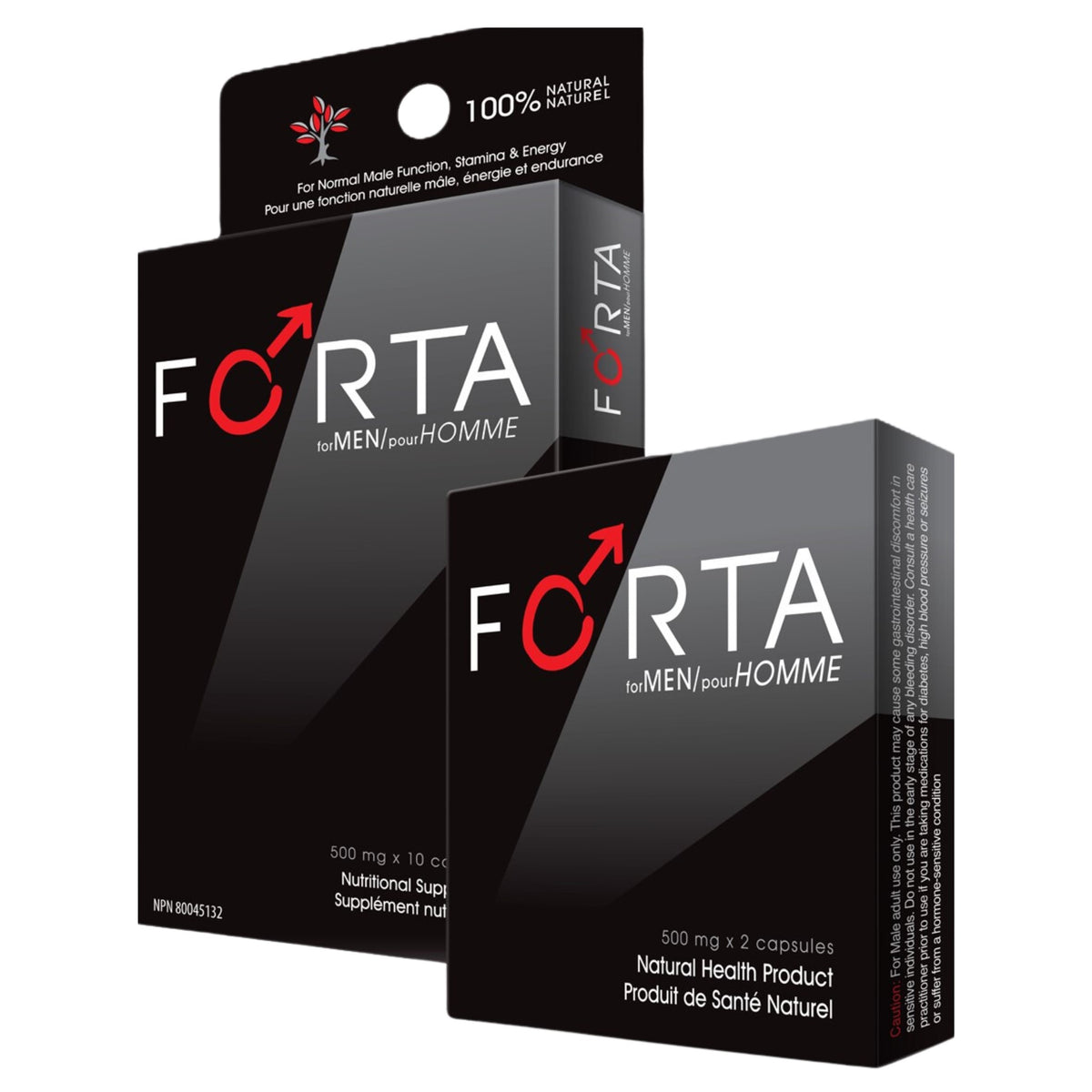 Forta Forta for Men 500mg 2 Capsules - Nature's Source Inc