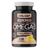 AquaOmega EPA Regular Strength 1700mg Omega - 3, 120 Softgels - Reduces Inflammation in the Body, Treats Heart Disease, Arthritis, and Other Inflammatory Conditions, Supports Bone Frailty - Nature's Source Inc