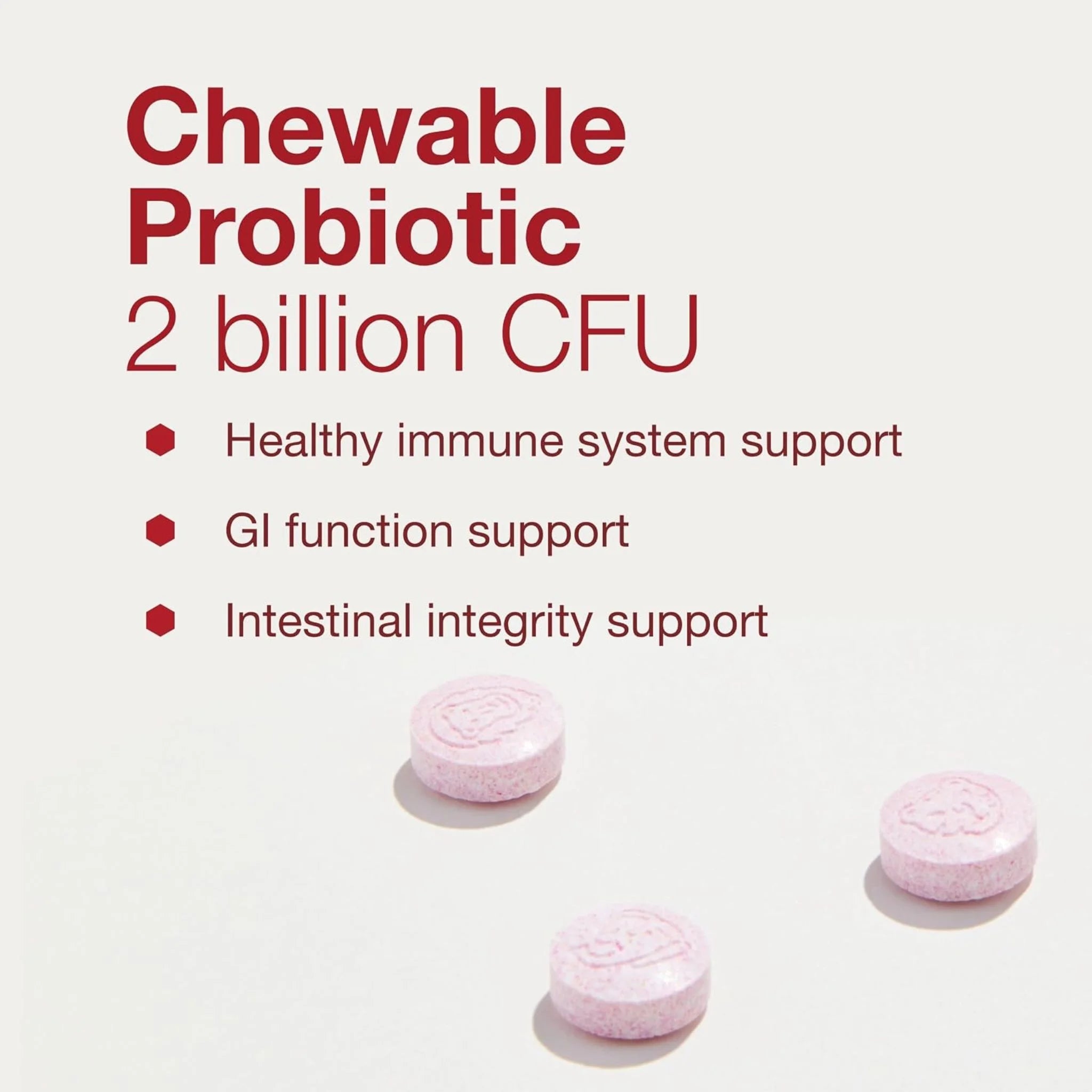 Protocol Chewable Probiotic Berry 90 Chewable Lozenges