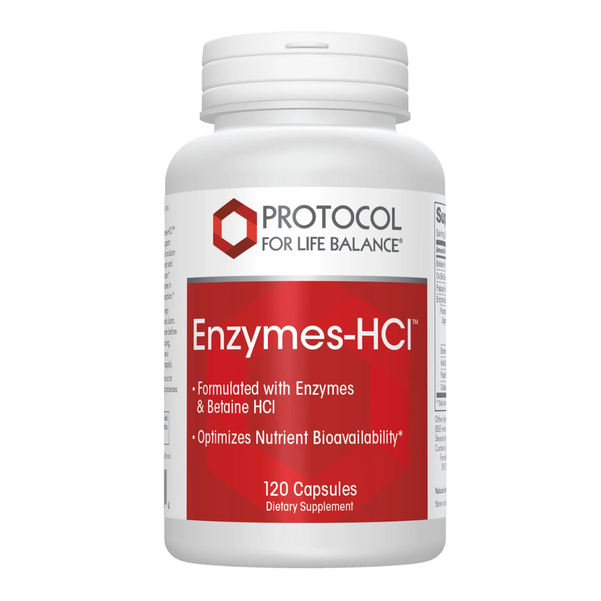 Protocol Enzymes-HCI 120 Capsules