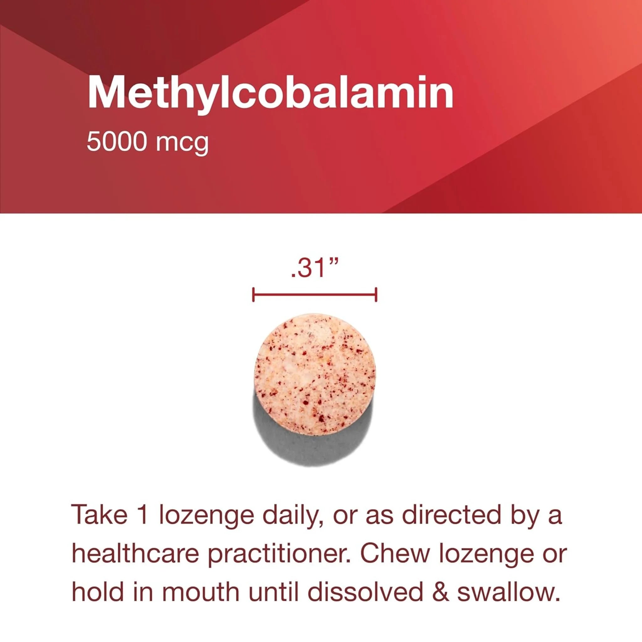 Protocol B-12 5000mcg Methylcobalamin 60 Lozenges