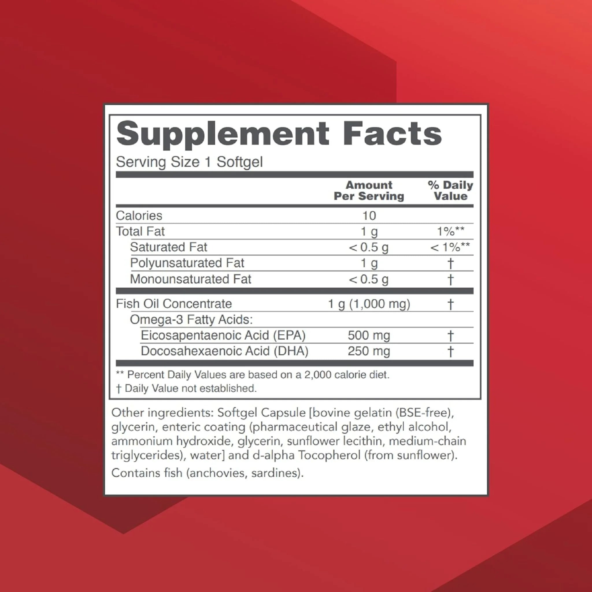 Protocol Ultra Omega-3 1000mg 180 Softgels