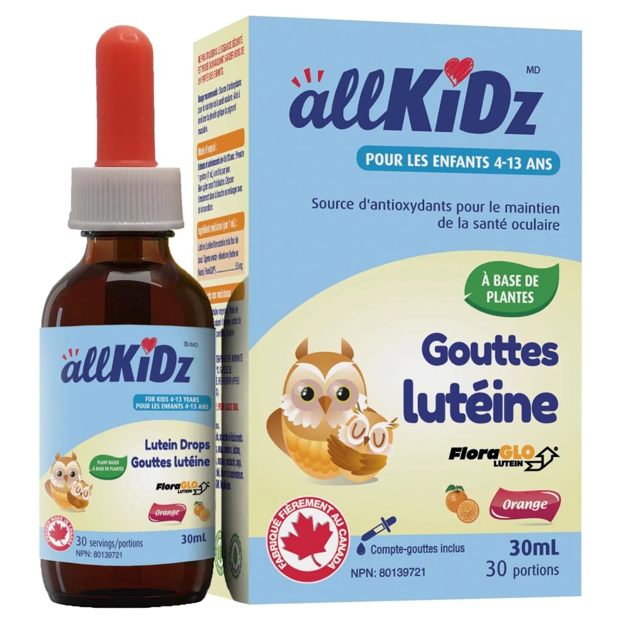 Allkidz Lutein Drops Orange 30ml