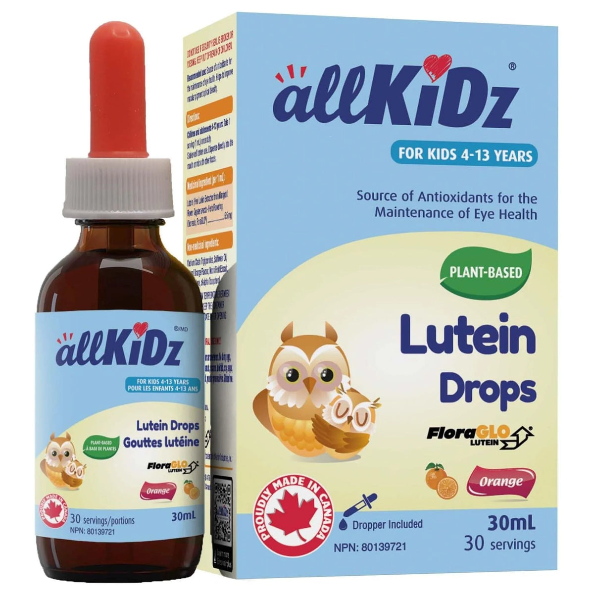 Allkidz Lutein Drops Orange 30ml