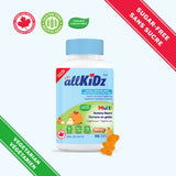 Allkidz Multi Gummy Bears Vegetarian Sugar Free Orange 90 Gummies