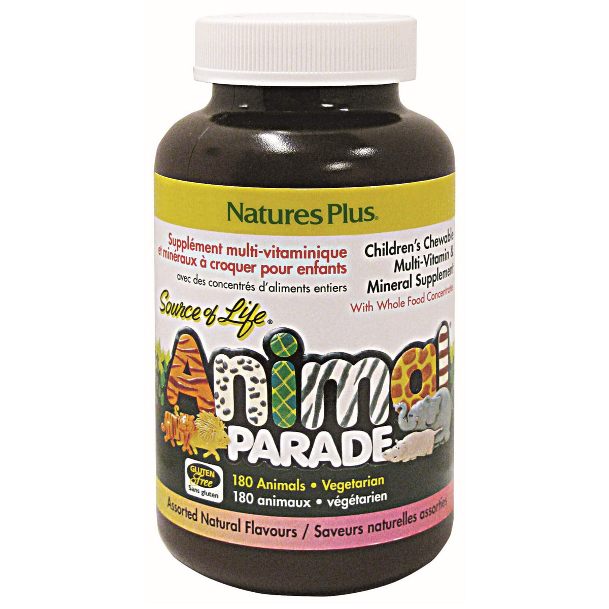 Nature's Plus Animal Parade Child Multi Assort 180 Chewables