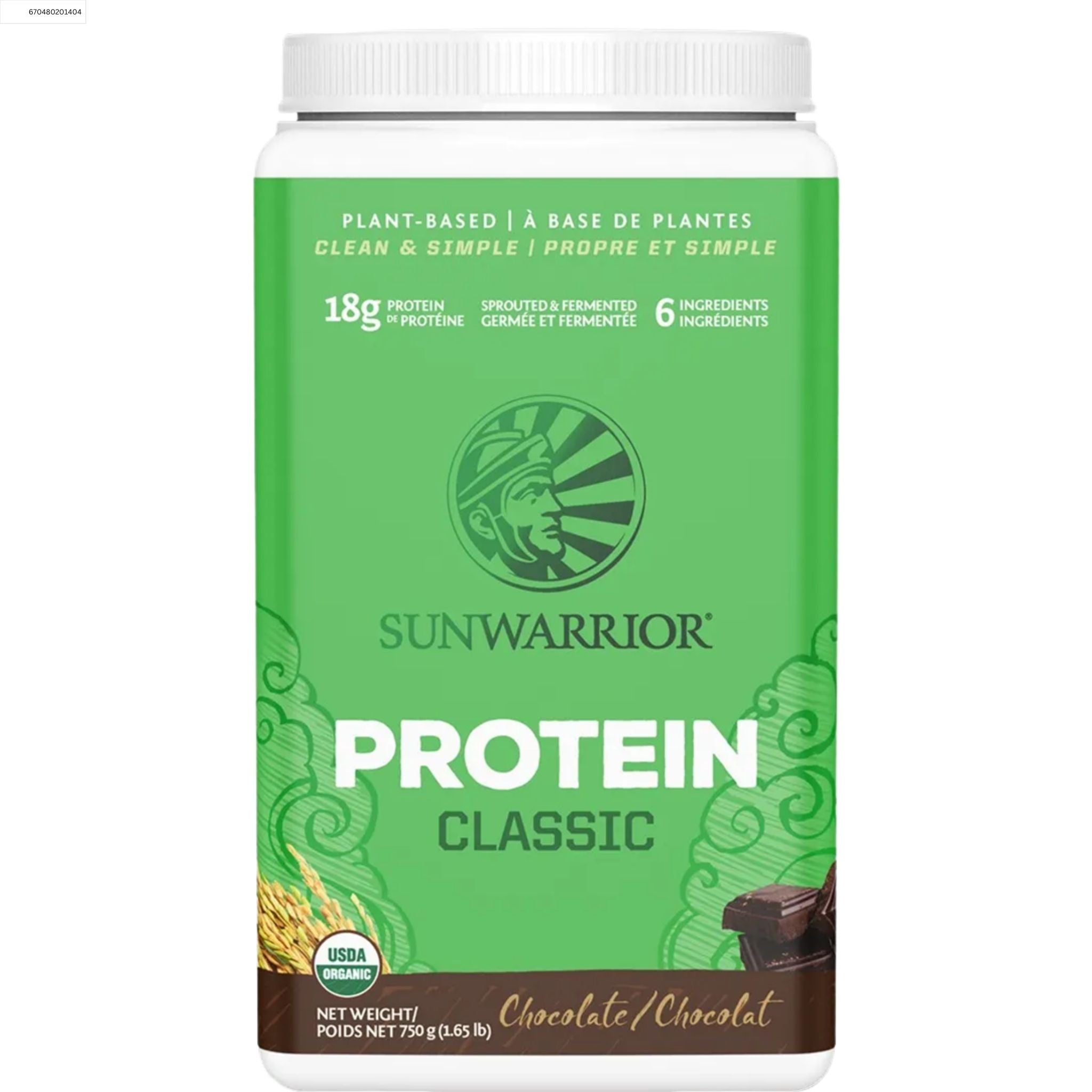 Sunwarrior Org Warrior Blend Protein Choco 750g - Nature's Source Inc