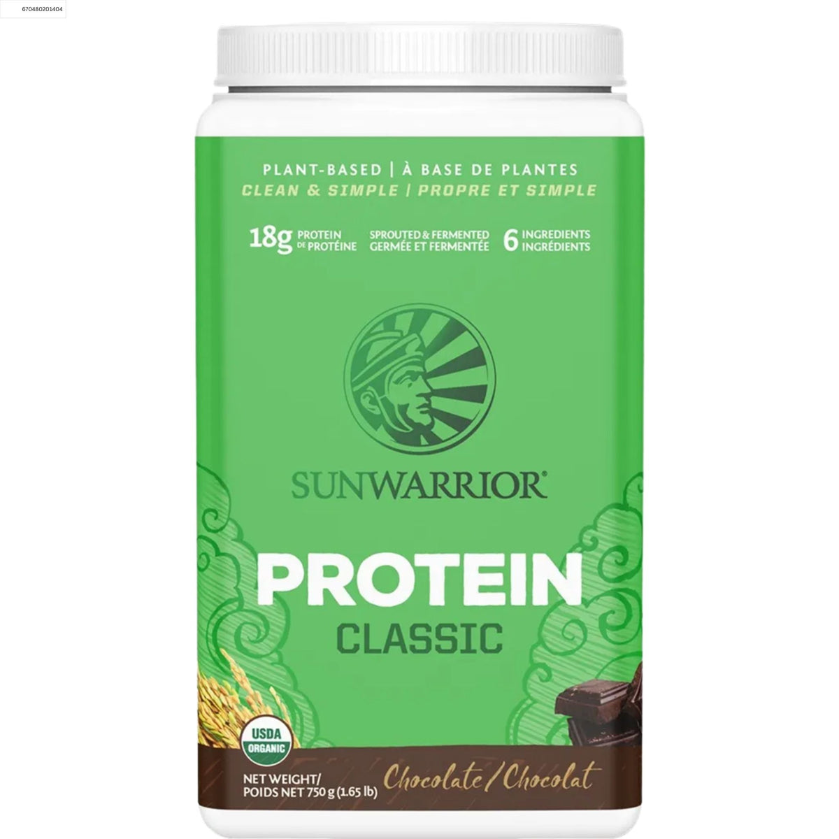 Sunwarrior Org Warrior Blend Protein Choco 750g - Nature's Source Inc
