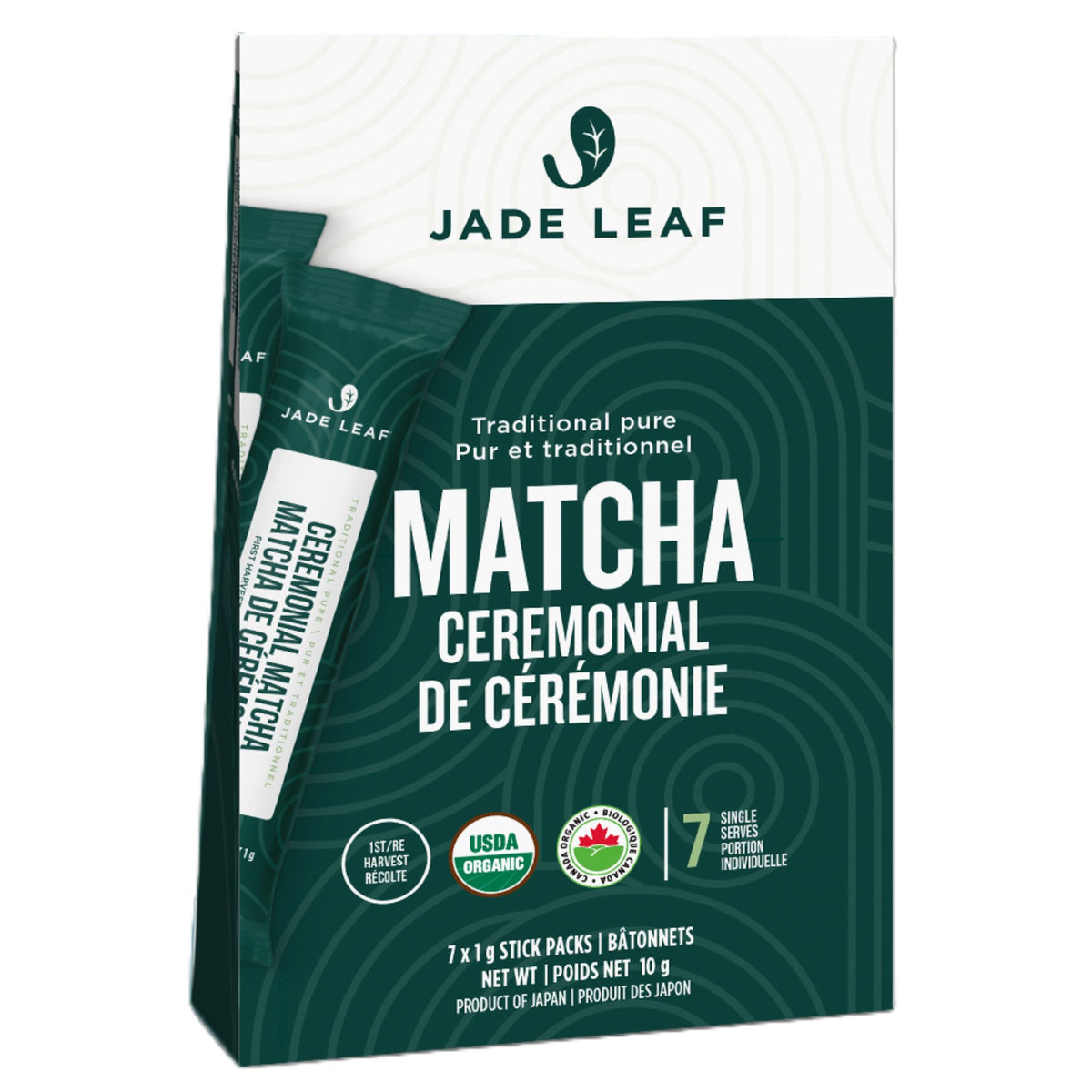 Jade Leaf Organic Ceremonial Matcha 7x1g - Nature's Source Inc