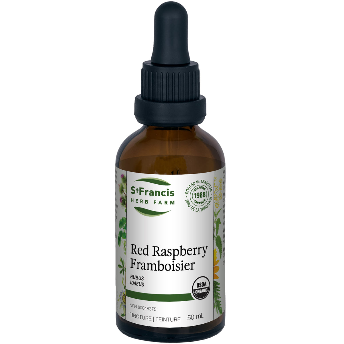 St. Francis Herb Red Raspberry 50ml - Nature's Source Inc