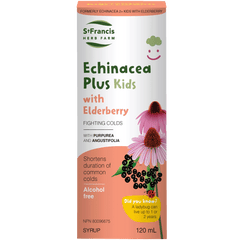 St. Francis Herb Farm Echinacea Plus Kids with Elderberry 120ml