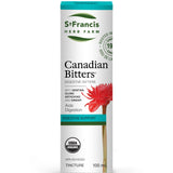 St. Francis Herb Canadian Bitters 100ml Digestive Bitters, Soothing relief of heartburn, indigestion, constipation, bloating, and gas - Nature's Source Inc