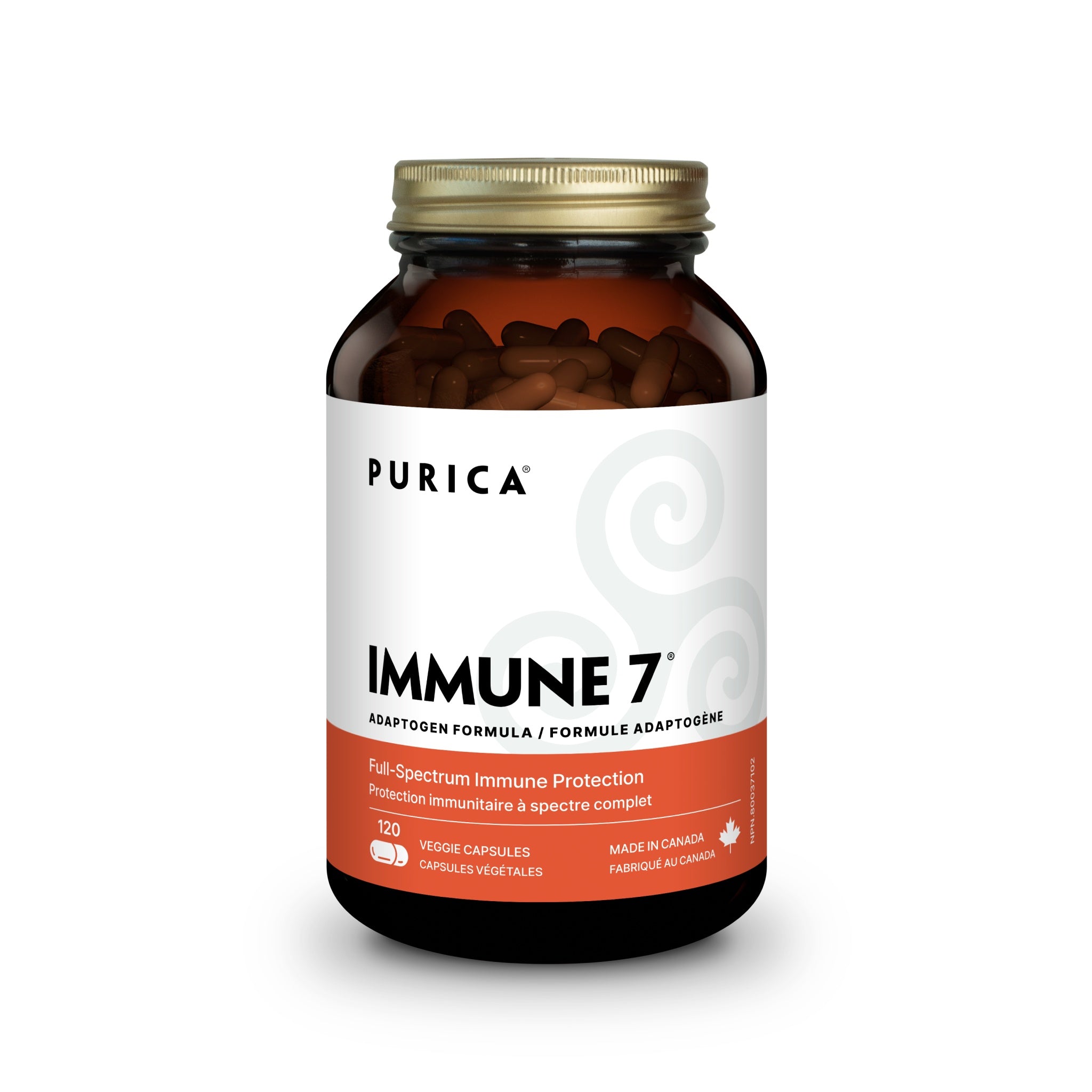 Purica Immune 7 120 Vegan Capsules - Nature's Source Inc