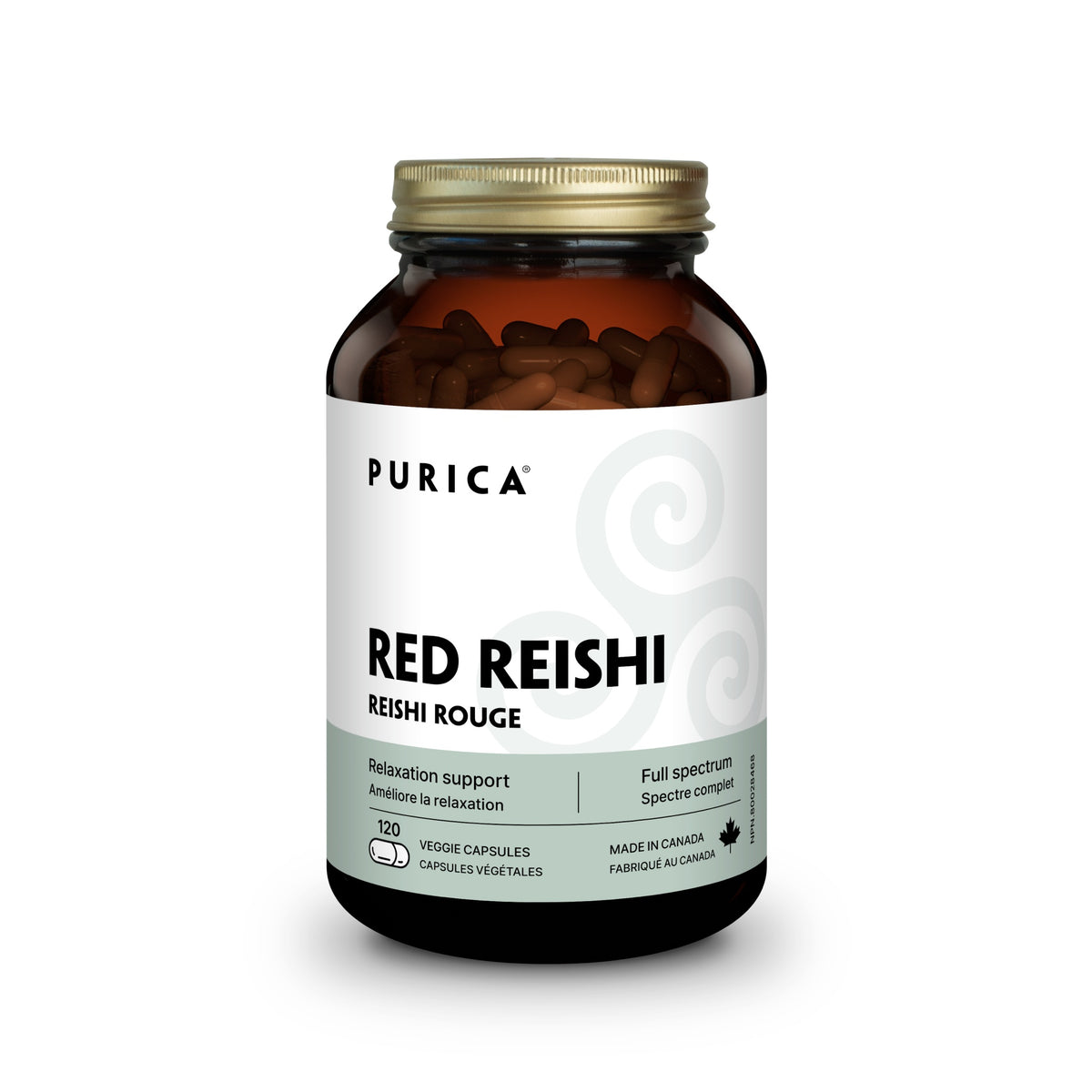 Purica Red Reishi - 120 Veg Capsules - Nature's Source Inc
