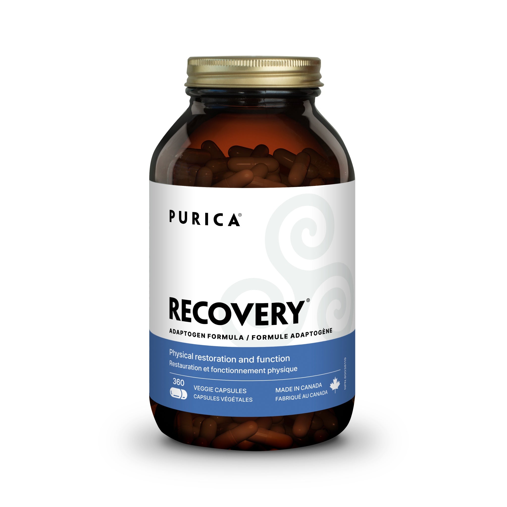 Purica Recovery Extra Strength Joint Support 360 Vegetable Capsules - Nature's Source Inc