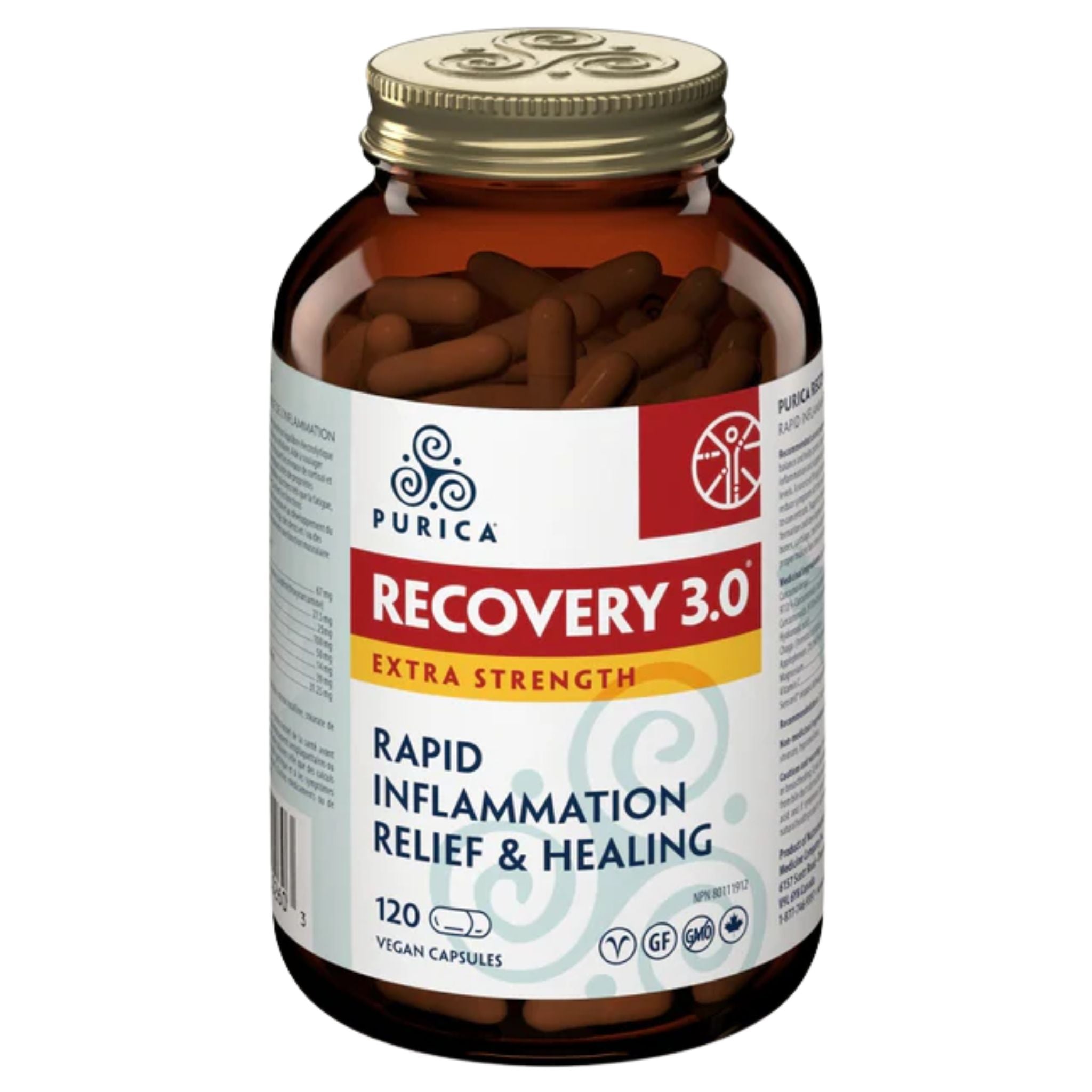 Purica Recovery 3.0 Extra Strength 120 Capsules - Nature's Source Inc